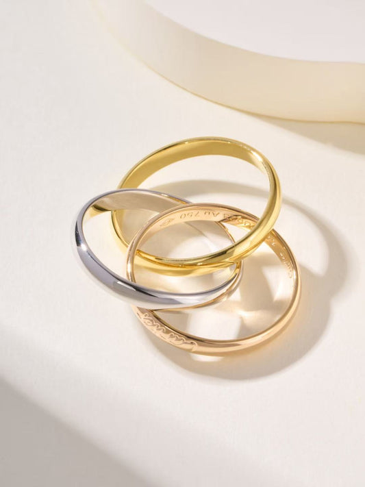 3 Color Simple and stylish new ring 1