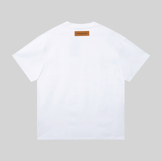 White fashion T-shirt 072