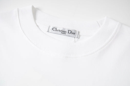 Embroidered cotton T-shirt