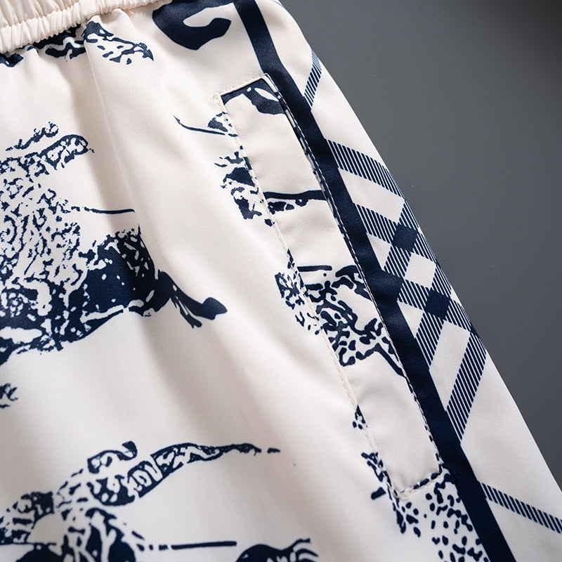 Beach pants summer quick drying shorts thin loose and casual large shorts 32