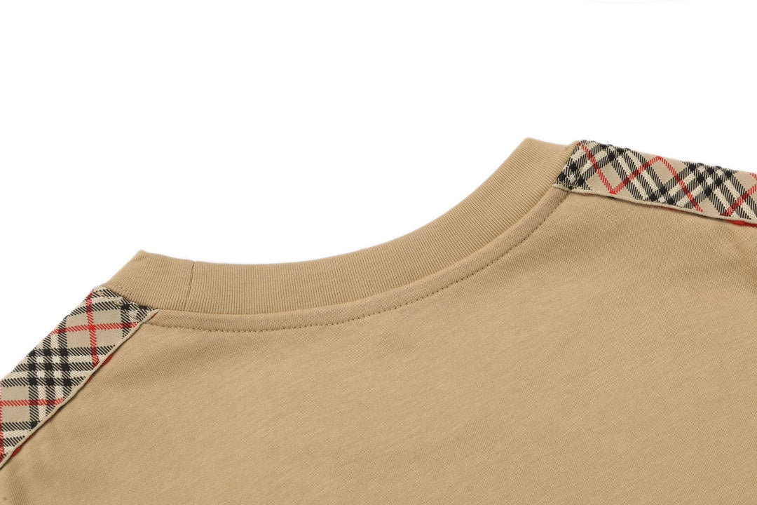 Embroidered classic sleeve T-shirt
